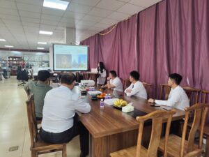 欢迎某集团领导莅临南通瑞棉纺织品有限公司考察洽谈